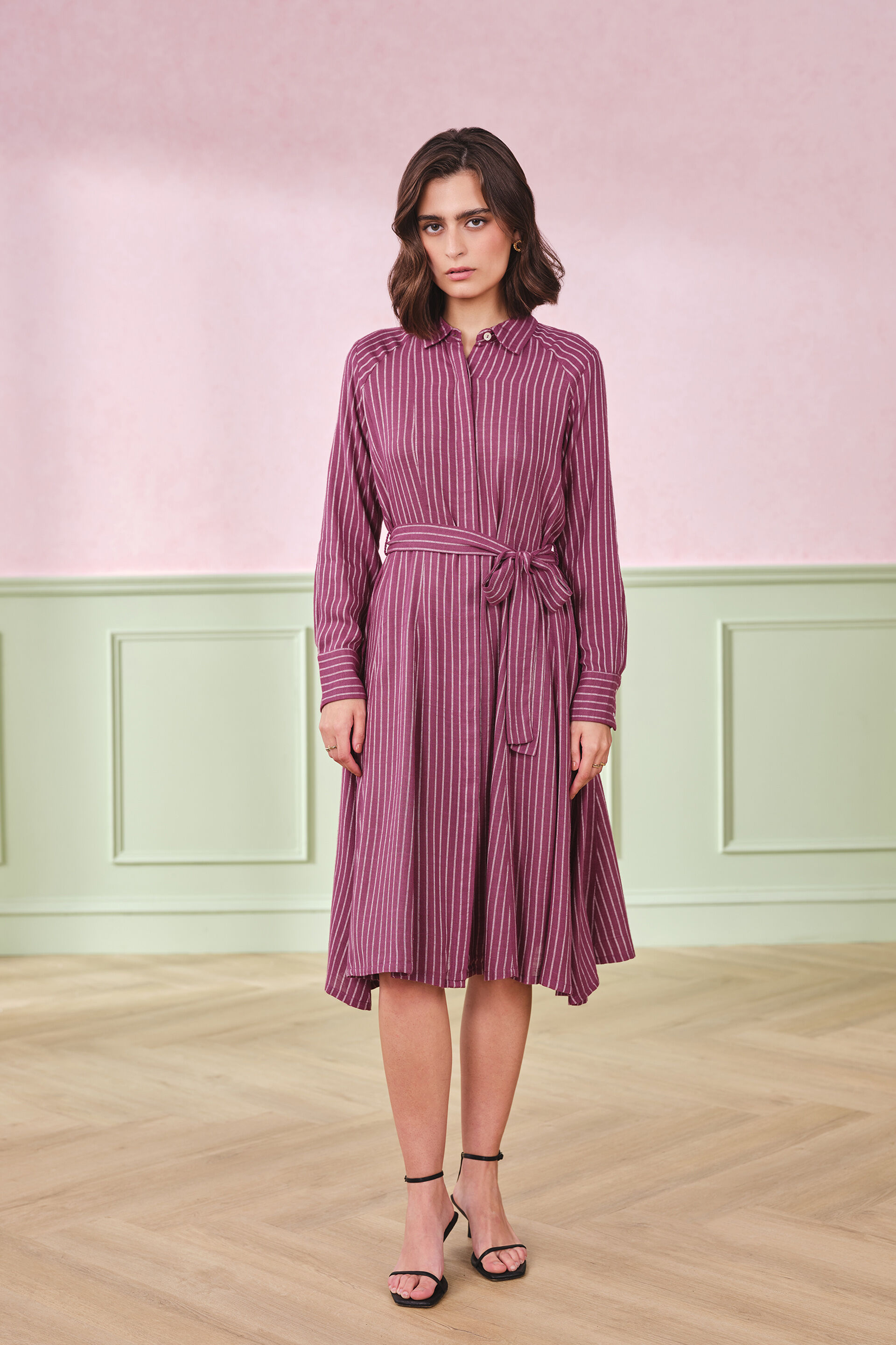 Rosalie Fruit Dove Viscose Dress, Fruit Dove, image 1